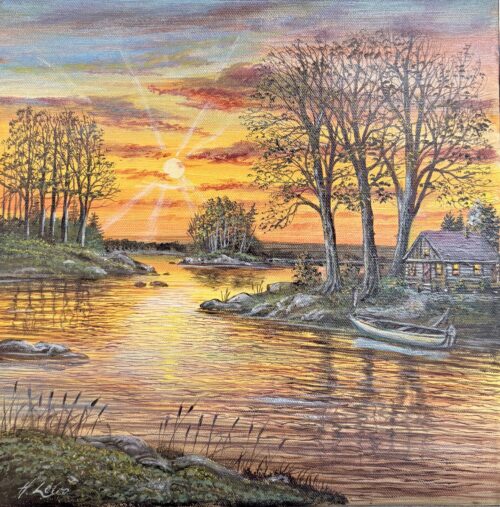 Sunset In The Kawarthas by Henri Lobo
